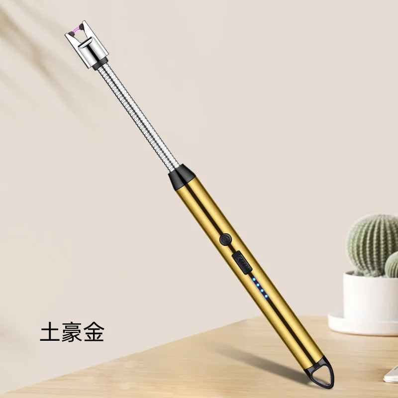 Encendedor Eléctrico USB Recargable – A Prueba de Viento para Cocina y Camping