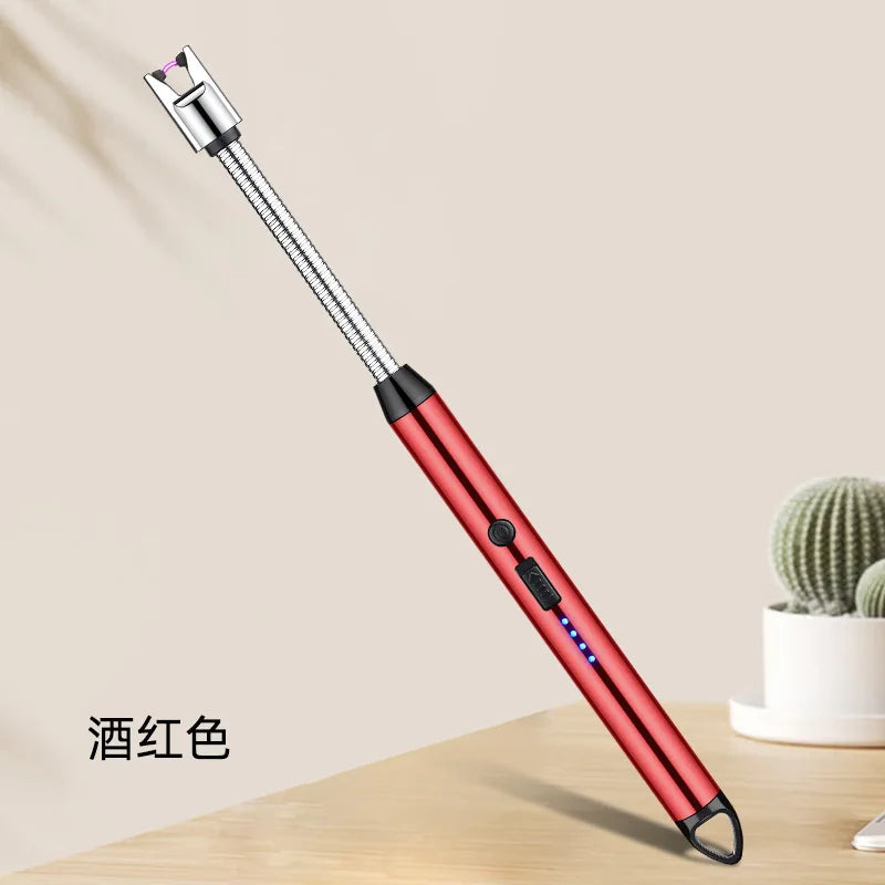 Encendedor Eléctrico USB Recargable – A Prueba de Viento para Cocina y Camping