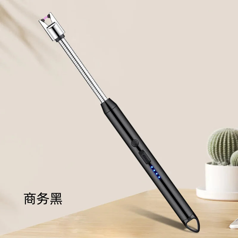 Encendedor Eléctrico USB Recargable – A Prueba de Viento para Cocina y Camping